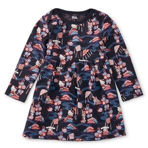 Tea Collection x Hello Kitty Baby Toddler Girl Dress 100% Cotton  12-18 Months